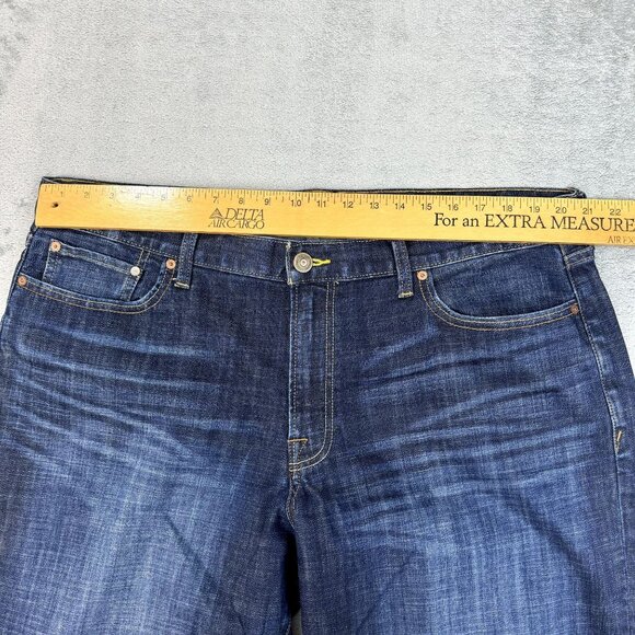 Lucky Brand 361 Vintage Straight Mens Stretch Denim Jeans Blue Dark Wash Jean - Picture 7 of 7